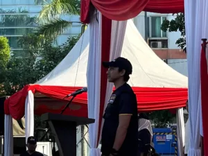 Foto: Suasana apel siaga pengawasan masa tenang dan pungut hitung pada Pemilu 2024.