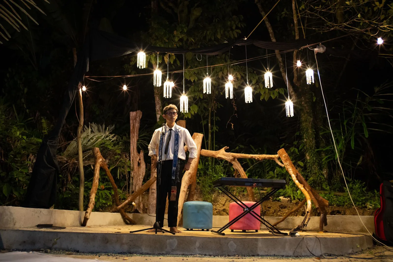 Foto: Suasana 'a Night of Ramadhan' di Punarimba Art Space Tirto.