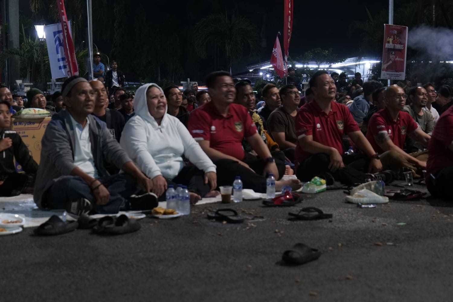 Suasana Simpang 4 Pendopo Bupati Kutai Kartanegara pada Jumat (26/4/24).