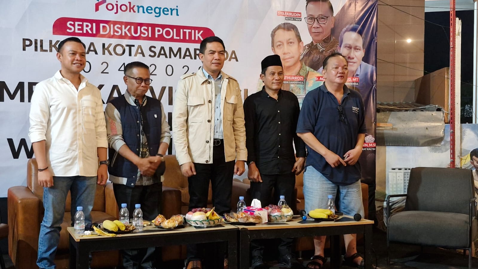 Foto: Suasana Seri Diskusi Politik, Bersama Wali Kota Samarinda Andi Harun.