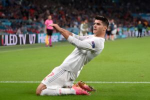 Foto: Alvaro Morata Pemain Timnas Spanyol
