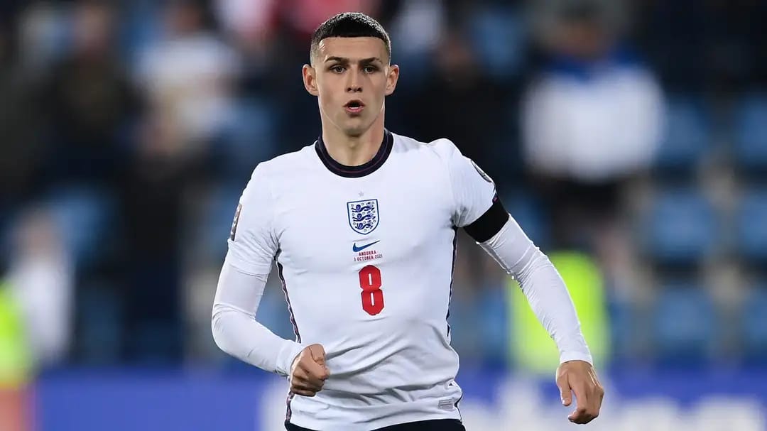 Foto: Phil Foden, winger andalan Timnas Inggris.