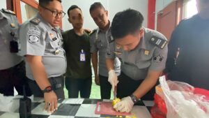 Foto: Penyelundupan Narkoba jenis Sabu di Jagung Sayur Bening pada Senin (22/7/2024).