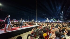 Foto: Acara "Temu Tawa Tanya Jawab" bersama Rendi Solihin, calon Wakil Bupati Kutai Kartanegara pada Senin (15/10/2024) malam.