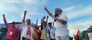 Foto: Kampanye akbar terakhir calon Gubernur Kalimantan Timur, Isran Noor.