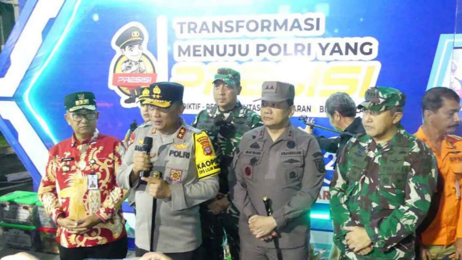 Foto: Pj Gubernur Kaltim Akmal Malik bersama Kapolda Kaltim Irjen Pol Nanang Avianto dan jajaran Forkopimda.